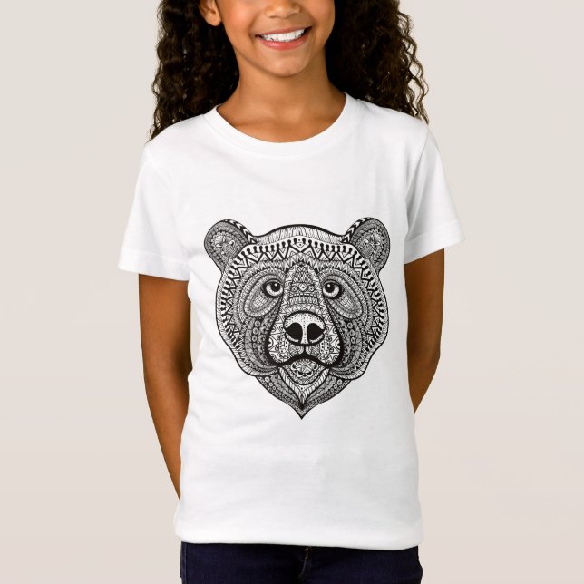 Inspired Bear Face T-Shirt (Front)