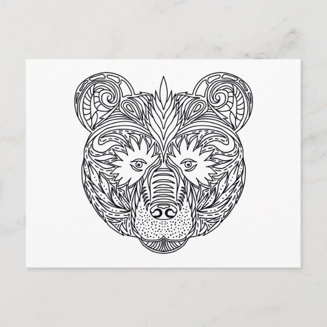 Inspired Bear Postcard (Front)