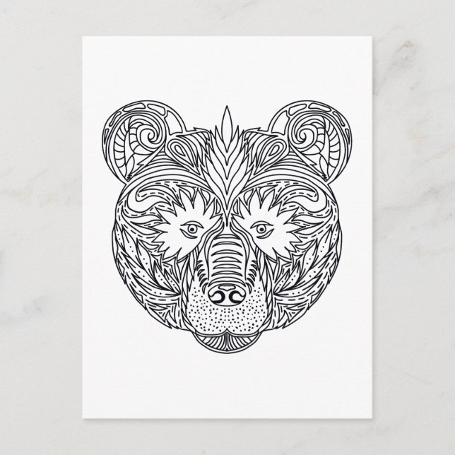 Inspired Bear Postcard (Front)