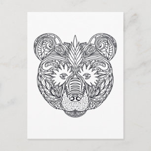 Inspired Bear Postcard