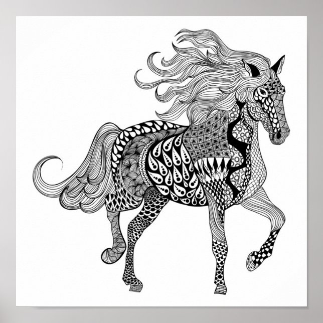 Inspired Black Horse 2 Poster (Front)