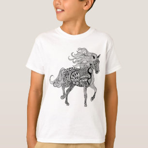 Inspired Black Horse T-Shirt