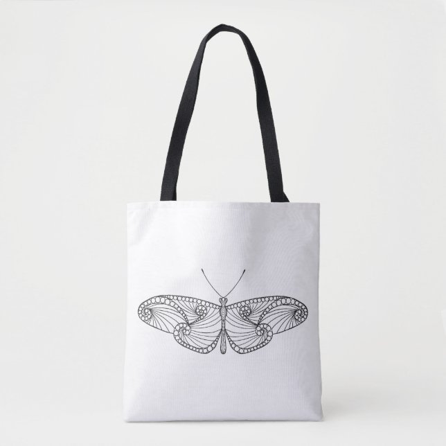Inspired Butterfly Art 2 Tote Bag (Front)