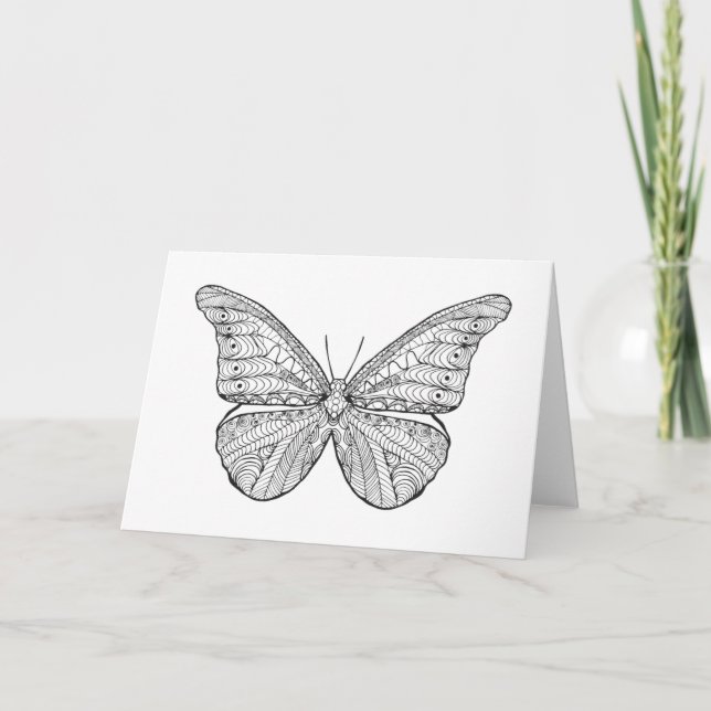 Inspired Butterfly Card (Front)