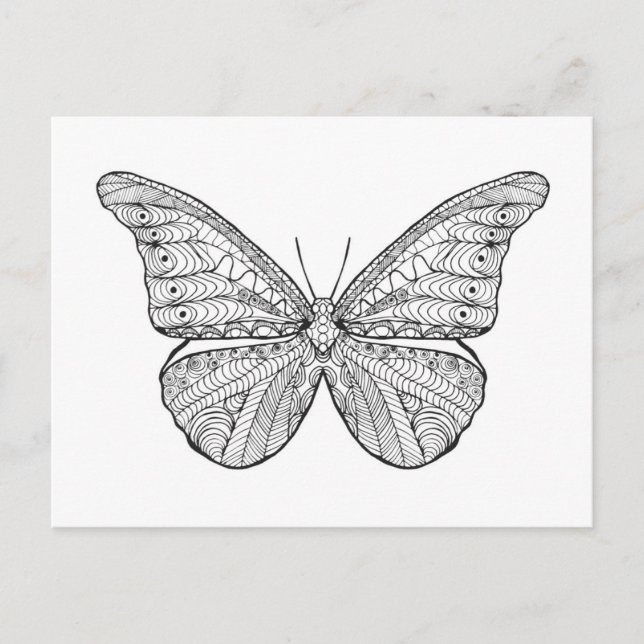 Inspired Butterfly Postcard (Front)