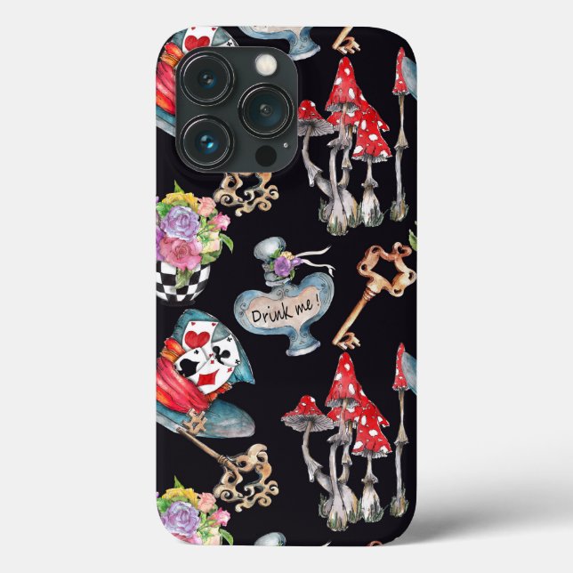 Inspired By Alice In Wonderland iPhone Case (Back)