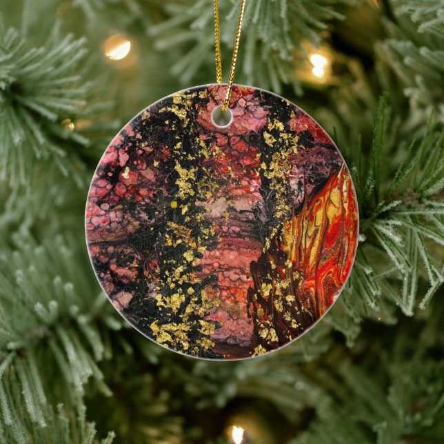 Inspired by California's Fires Ceramic Tree Decoration (Tree)
