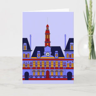 Inspired by l'Hôtel de Ville (the City Hall), Par Card