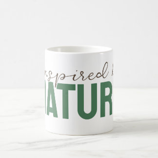 inspired by nature coffee mug