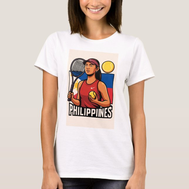 Inspired by Tennis Star Alexandra Eala T-Shirt (Front)