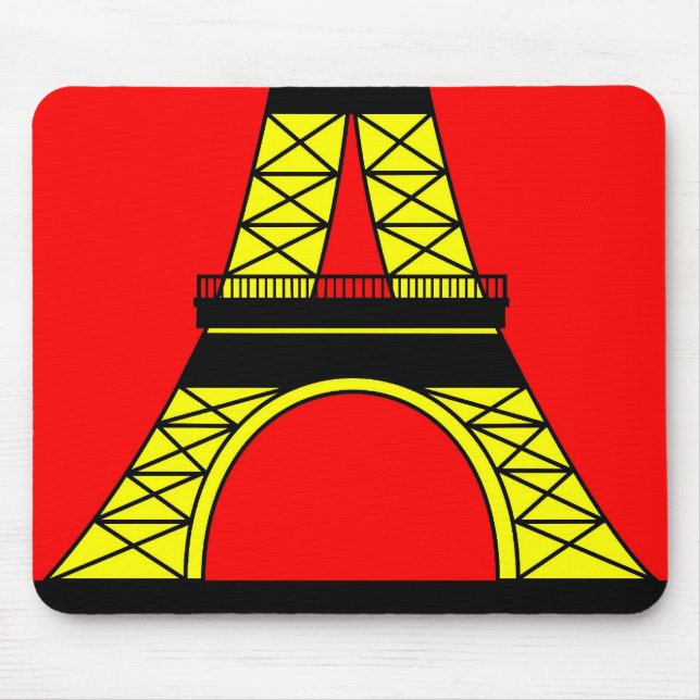 Inspired by the Eiffel Tower Mouse Mat (Front)