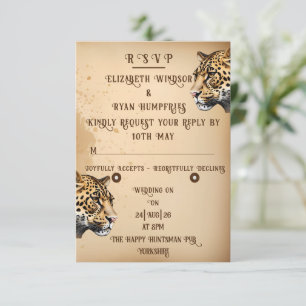 inspired by the elegance and grace of nature RSVP card