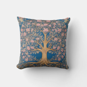 Inspired By William Morris Tree Of Life Cushion