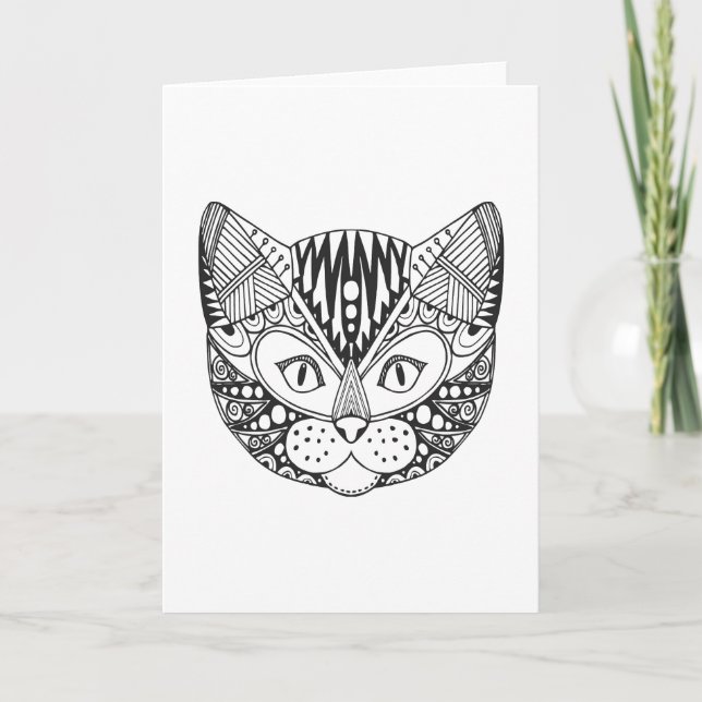 Inspired Cat Card (Front)