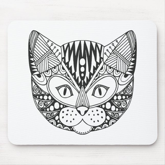 Inspired Cat Mouse Mat (Front)