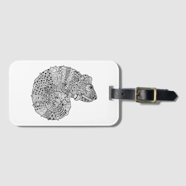Inspired Chameleon 2 Luggage Tag (Front Horizontal)