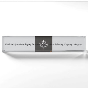 Inspired Desk Nameplate
