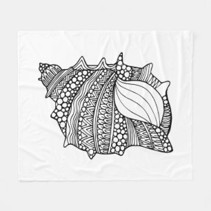 Inspired Doodle Fleece Blanket