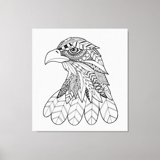 Inspired Eagle 11 Canvas Print (Front)