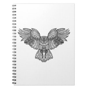 Inspired Eagle Owl Notebook