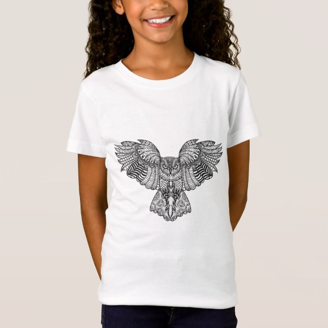 Inspired Eagle Owl T-Shirt (Front)