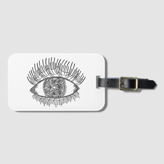 Inspired Eye Luggage Tag (Front Horizontal)