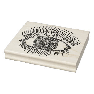 Inspired Eye Rubber Stamp