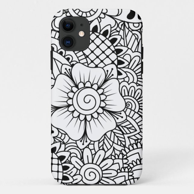 Inspired Flowers Case-Mate iPhone Case (Back)