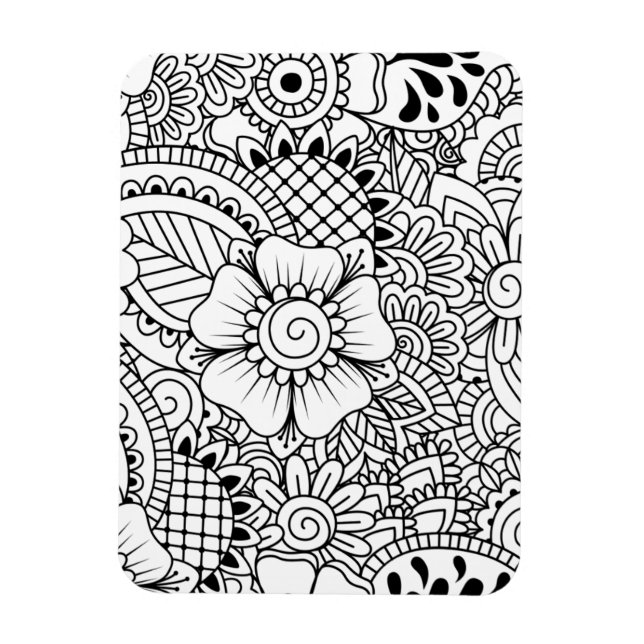 Inspired Flowers Magnet (Vertical)