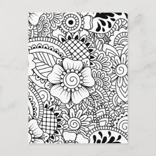 Inspired Flowers Postcard