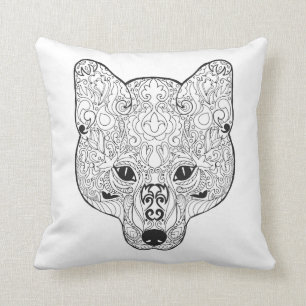 Inspired Fox Head Cushion