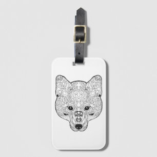 Inspired Fox Head Luggage Tag