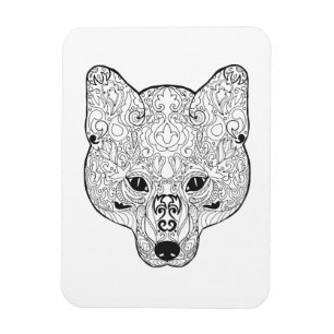 Inspired Fox Head Magnet