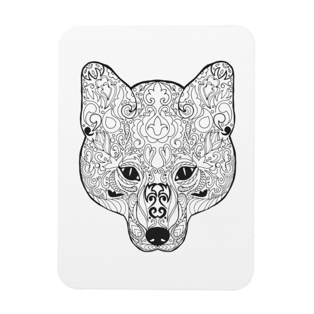 Inspired Fox Head Magnet (Vertical)