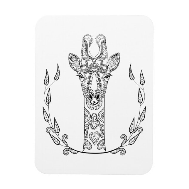 Inspired Giraffe Magnet (Vertical)