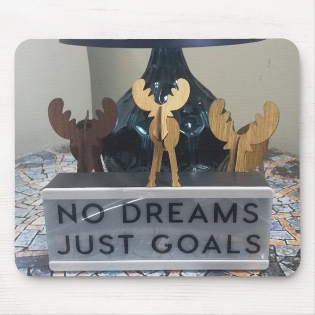 Inspired Goals No Reindeer Amazing Dreams Pattern Mouse Mat (Front)