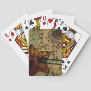 Inspired Guitar Stars Playing Cards