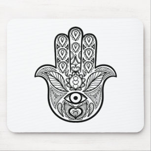 Inspired Hamsa Hand Mouse Mat