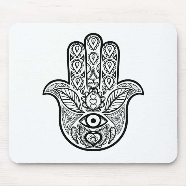 Inspired Hamsa Hand Mouse Mat (Front)