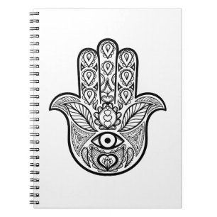 Inspired Hamsa Hand Notebook