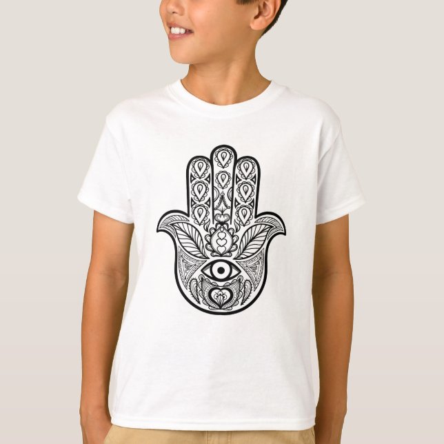 Inspired Hamsa Hand T-Shirt (Front)