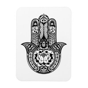 Inspired Hamsa Symbol Magnet