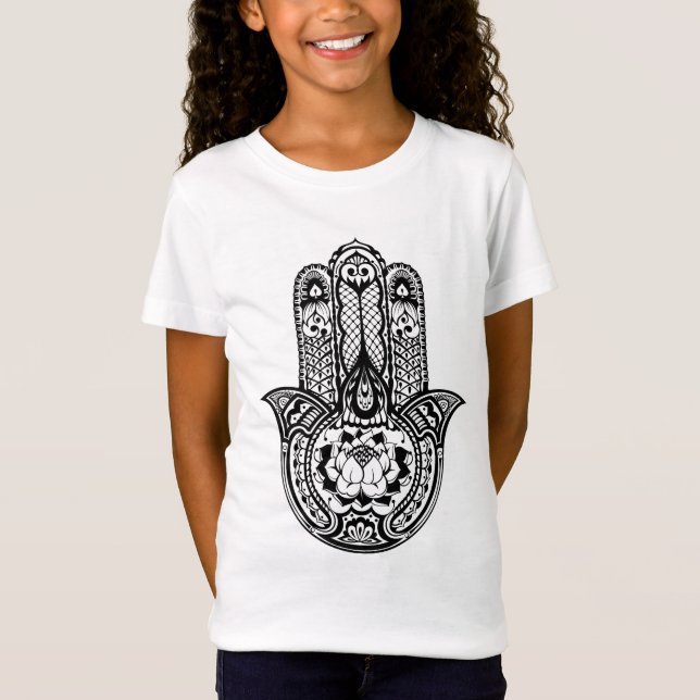 Inspired Hamsa Symbol T-Shirt (Front)