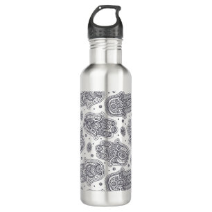Inspired Hand Drawn Hamsa 710 Ml Water Bottle