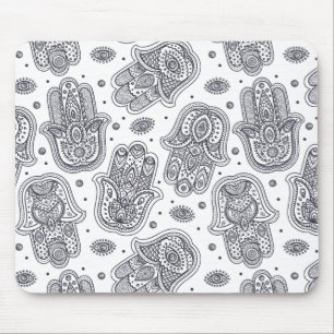 Inspired Hand Drawn Hamsa Mouse Mat