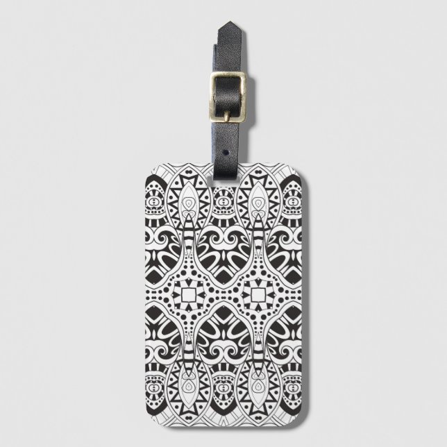 Inspired Illustration Luggage Tag (Front Vertical)