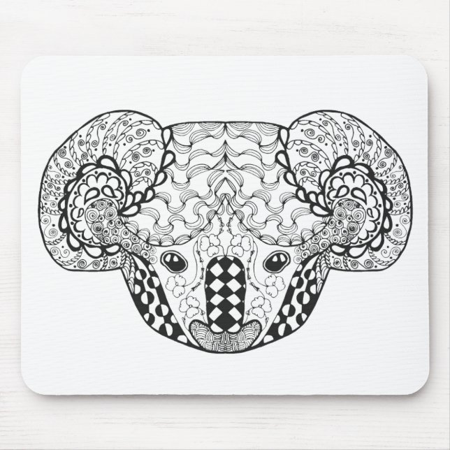 Inspired Koala Bear Mouse Mat (Front)