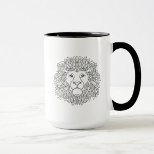 Inspired Lion Head 3 Mug