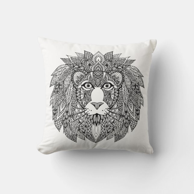 Inspired Lion Head 4 Cushion (Front)