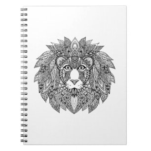 Inspired Lion Head 4 Notebook